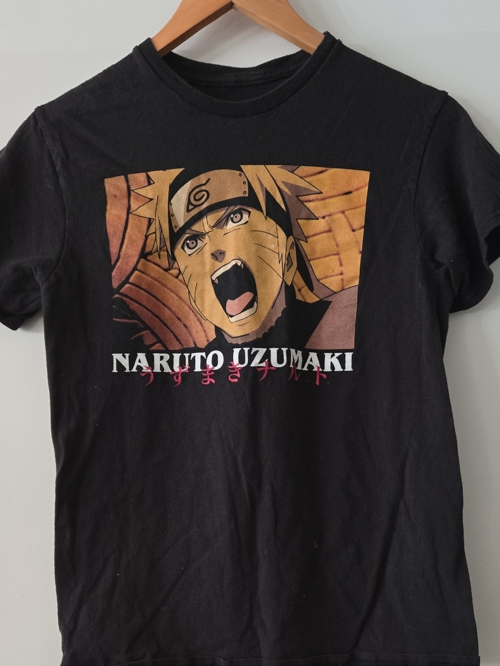 Naruto Uzumaki Black Graphic T-Shirt